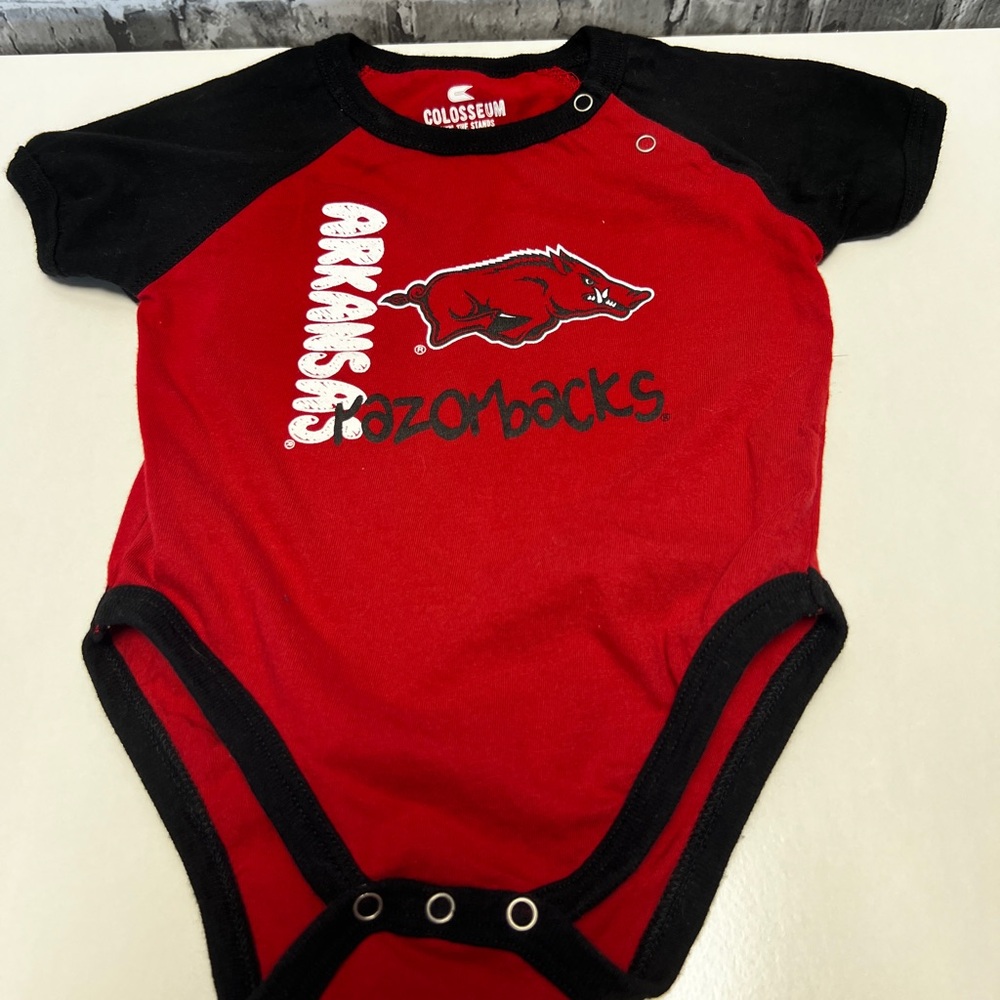 Arkansas razerbacks onesie